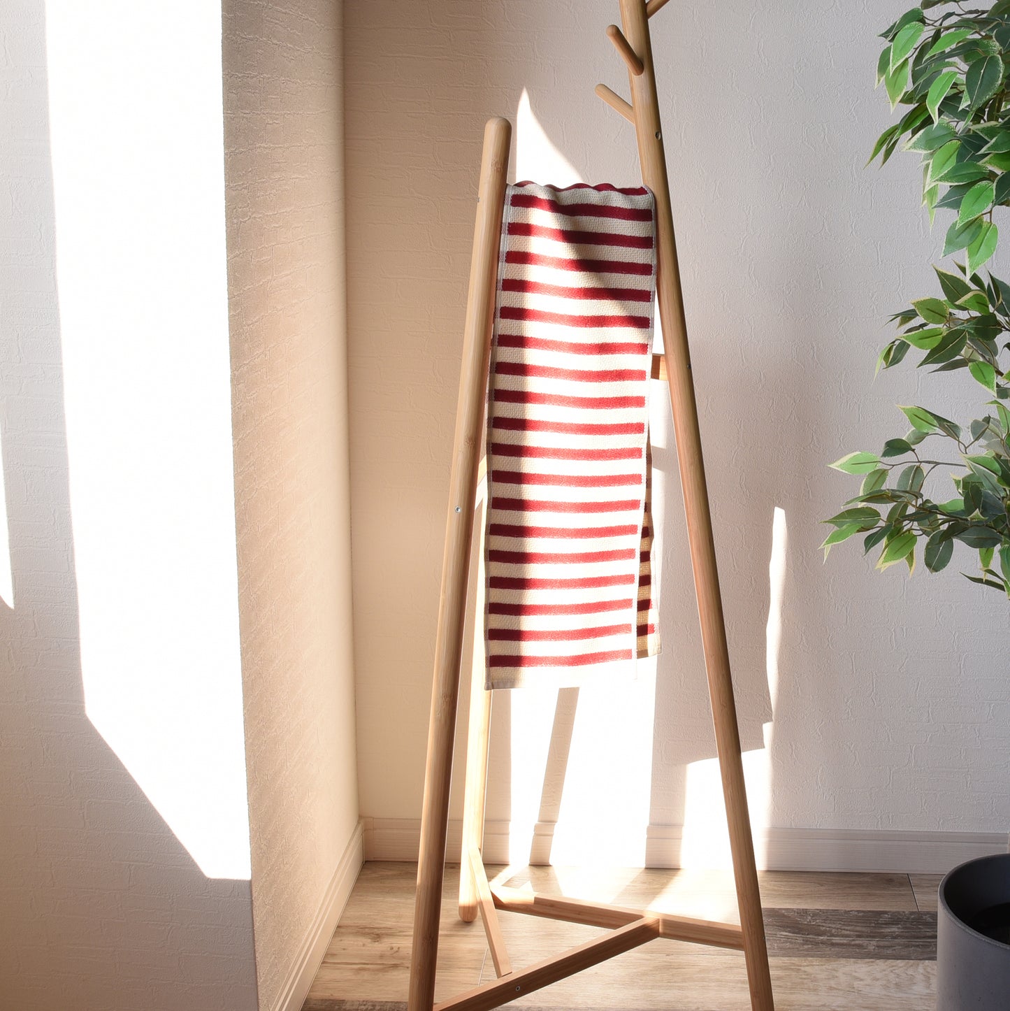 Coordi Hours/ボーダー(絡め織)マフラータオル 2枚 (ギフト用)