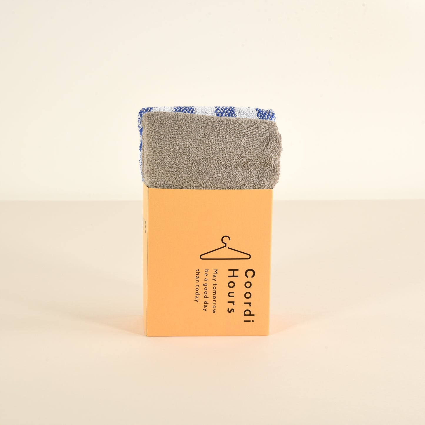 Coordi Hours/ギンガムチェック+カラー フェイスタオル2枚セット (ギフト用)