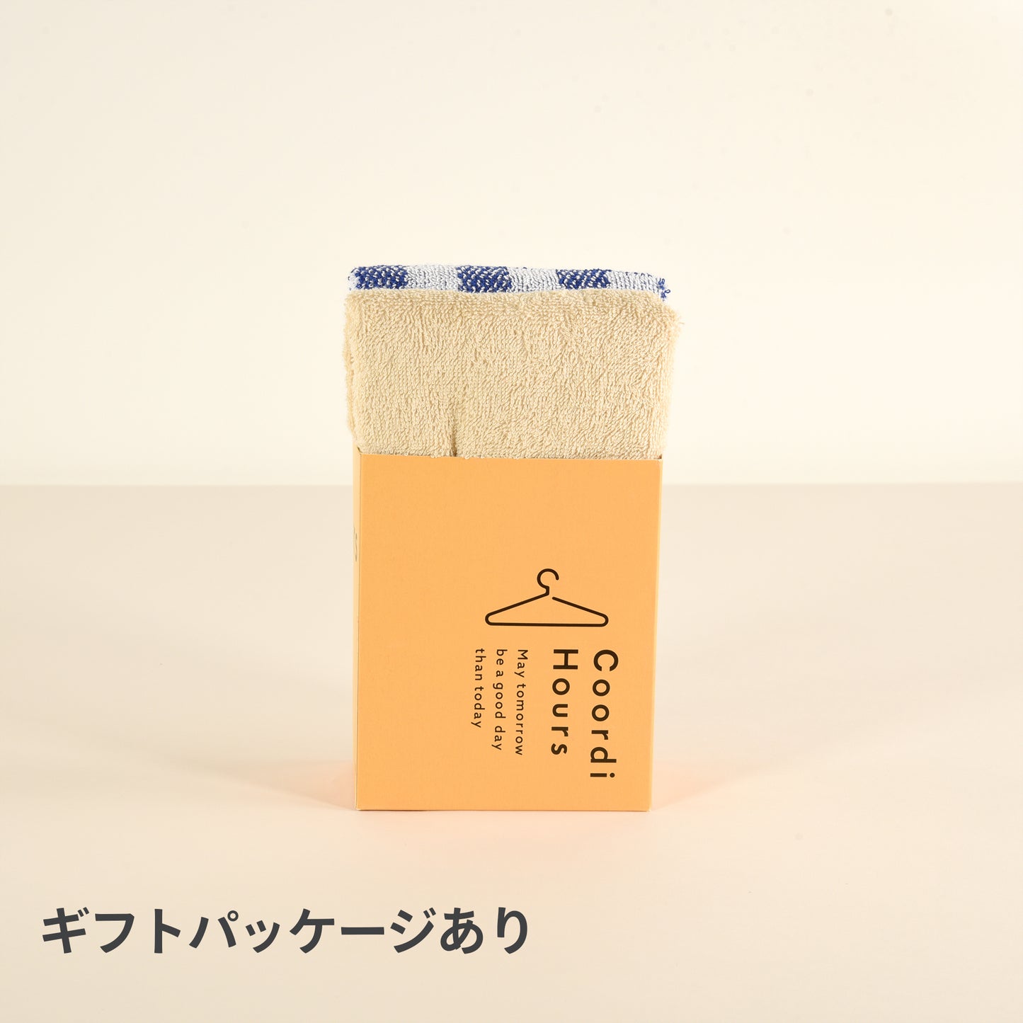 Coordi Hours/ギンガムチェック+カラー フェイスタオル2枚セット