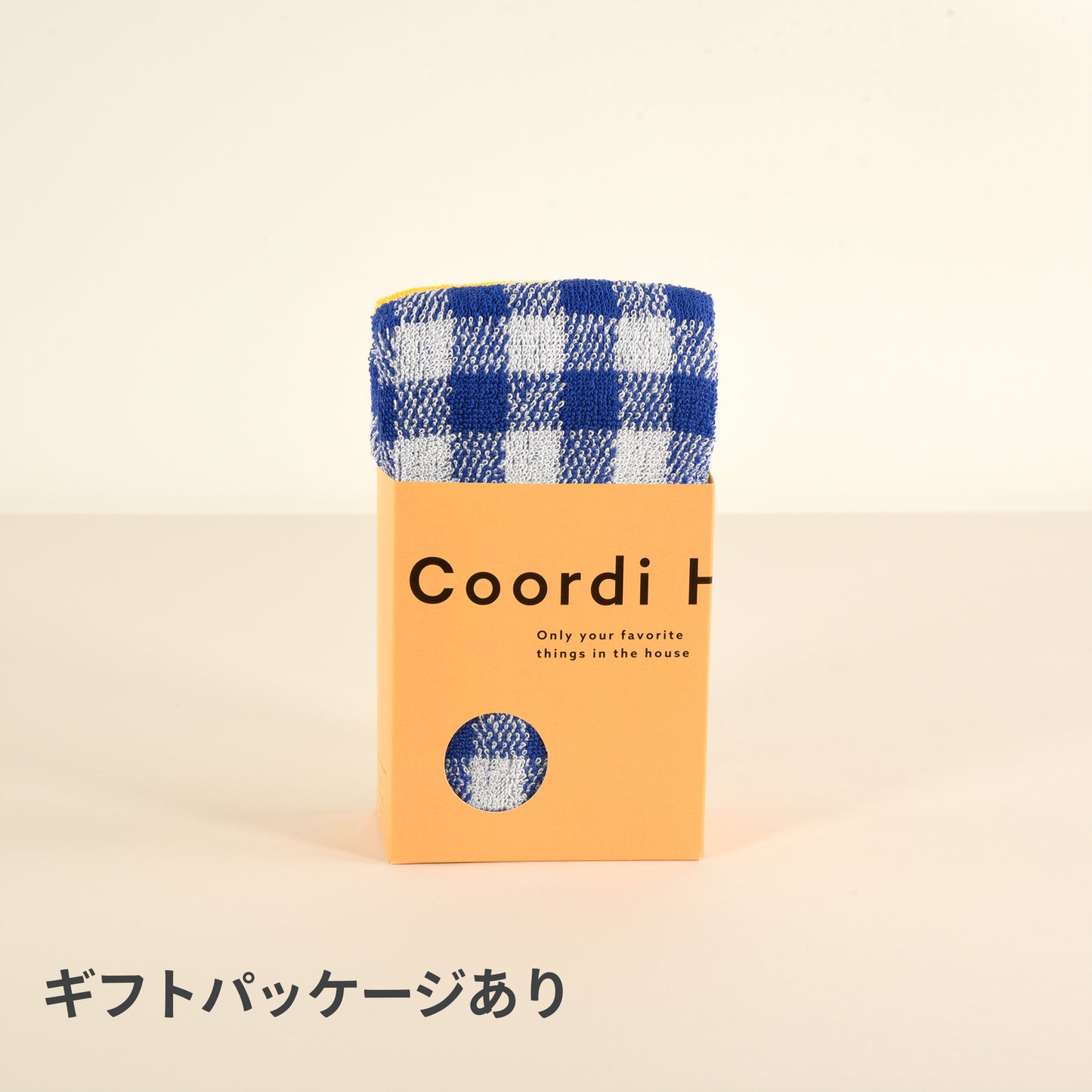 Coordi Hours/ギンガムチェック+カラー フェイスタオル2枚セット