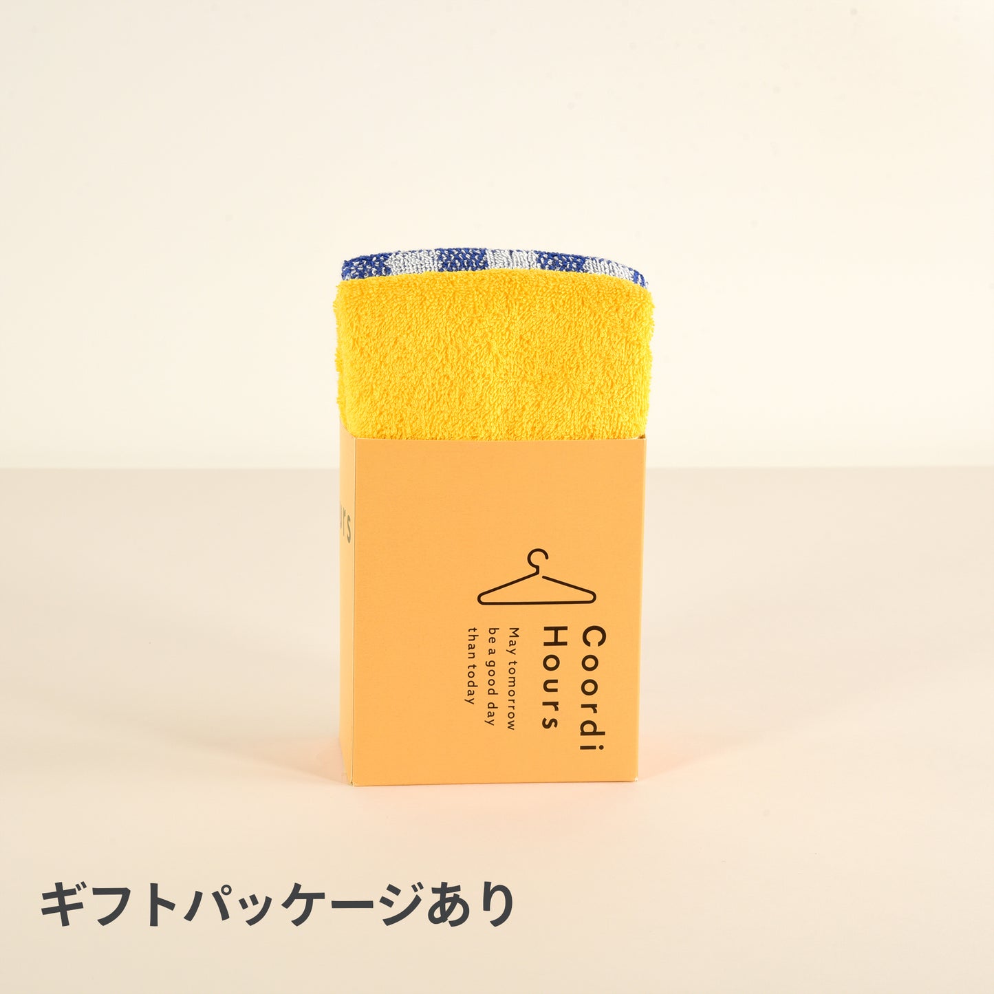 Coordi Hours/ギンガムチェック+カラー フェイスタオル2枚セット