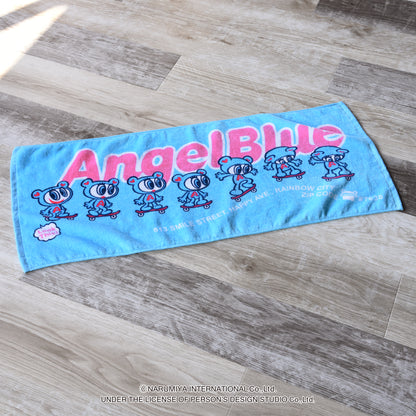 ★ANGEL BLUE★/スケボー フェイスタオル ２枚セット