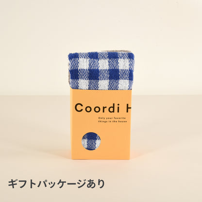 Coordi Hours/ギンガムチェック+カラー フェイスタオル2枚セット