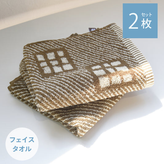 Onnela pieni/アイカ フェイスタオル2枚セット