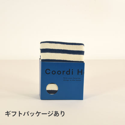 Coordi Hours/ボーダー（絡め織）ミニバスタオル