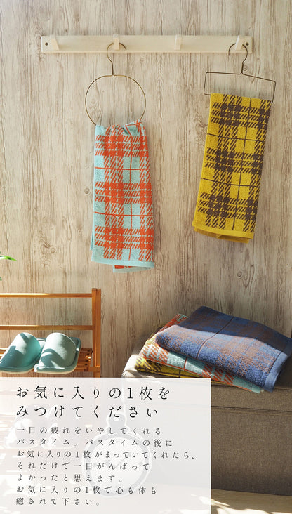 …Hours（アワーズ）/チェック　バスタオル